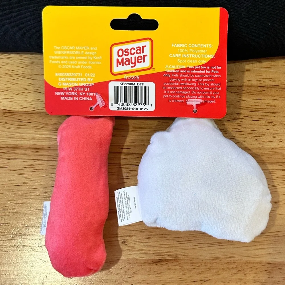 Smiling Egg and Bacon Cat Toy Set